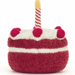 Peluche Amuseable Gâteau d'anniversaire Cerise (13 cm)
