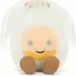 Peluche Amuseable Oeuf à la coque Mariée (14 cm)