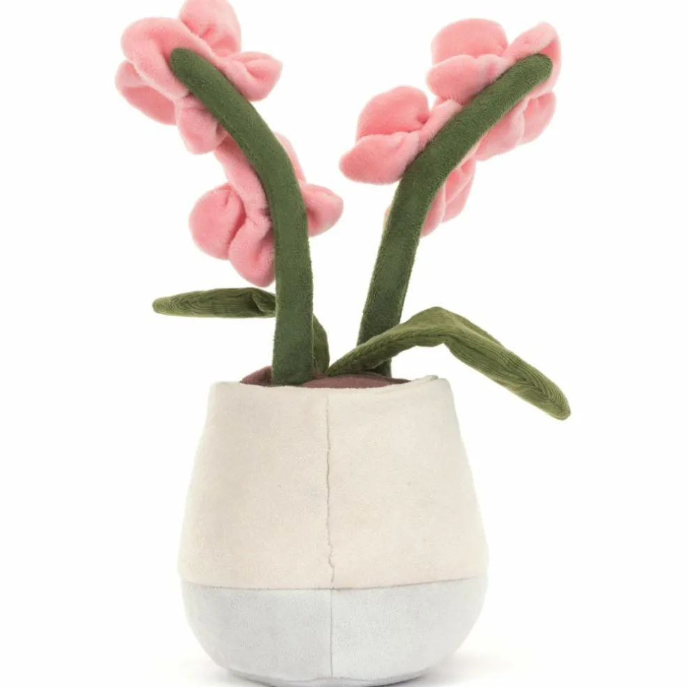 Peluche Amuseable Orchidée rose (25 cm)