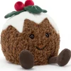 Peluche Amuseable Pudding de Noël (17 cm)