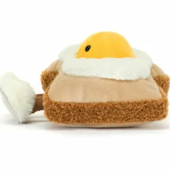 Peluche Amuseable Toast Egglantine sur pain grillé (16 cm)