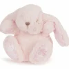 Peluche Augustin le lapin rose (12 cm)