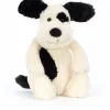 Peluche Bashful Chien noir et crème (31 cm)