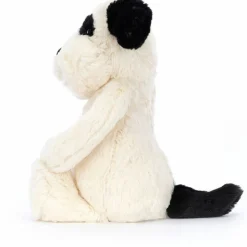 Peluche Bashful Chien noir et crème (31 cm)