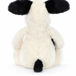 Peluche Bashful Chien noir et crème (31 cm)