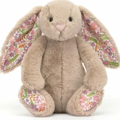 Peluche Bashful Lapin en fleurs Beige (18 cm)