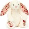 Peluche Bashful Lapin en fleurs Crème (18 cm)