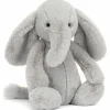 Peluche Bashful Luxe Thuddeus l'éléphant (31 cm)