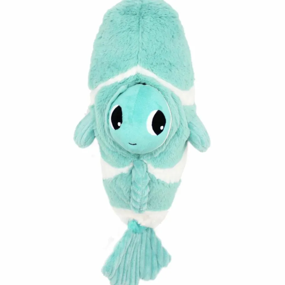 Peluche Bigou maman et bébé Les Ptipotos Aqua (38 cm)