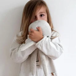 Peluche bluetooth octopus Olly écru