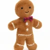 Peluche bonhomme en pain d'épices Fred (19 cm)