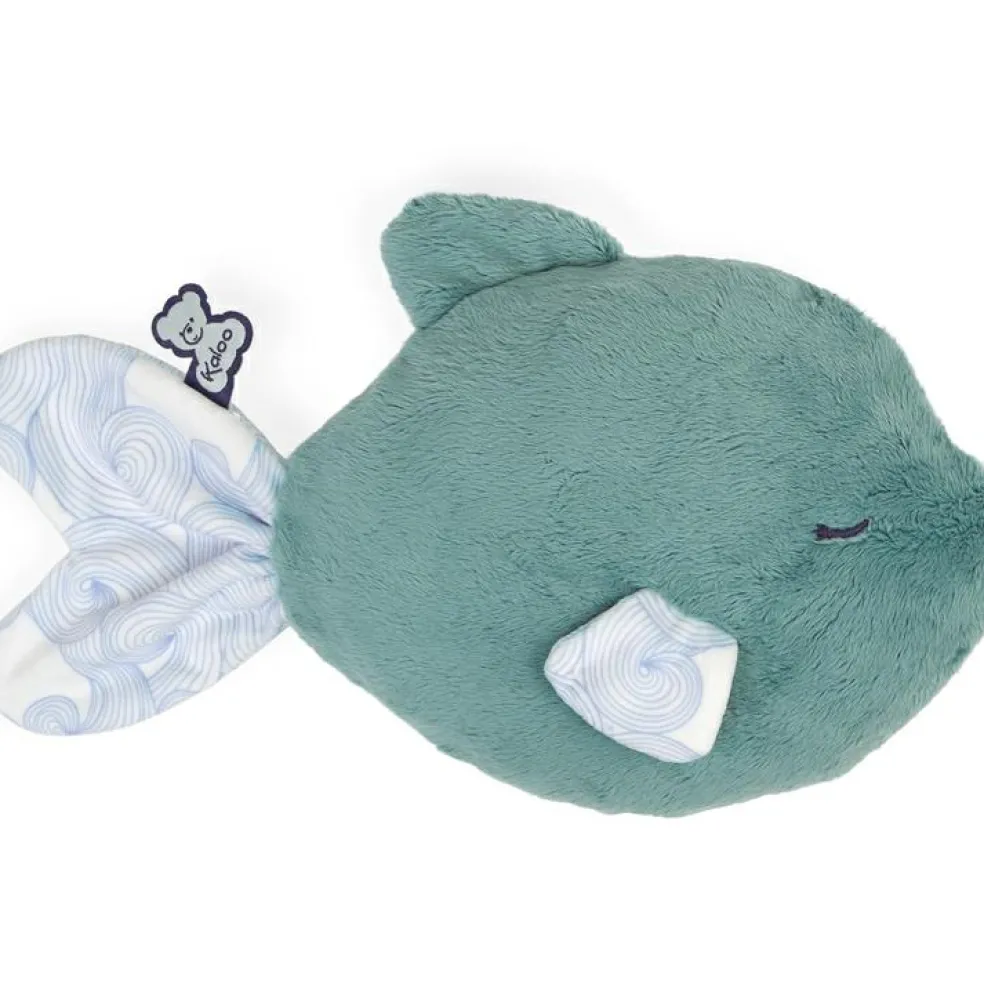 Peluche bouillotte bien-être poisson Petit calme (25 cm)