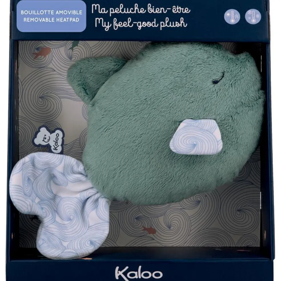 Peluche bouillotte bien-être poisson Petit calme (25 cm)