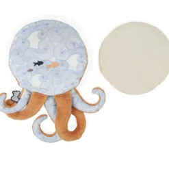 Peluche bouillotte bien-être poulpe Petit calme (28 cm)