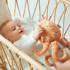 Peluche bouillotte bien-être poulpe Petit calme (28 cm)