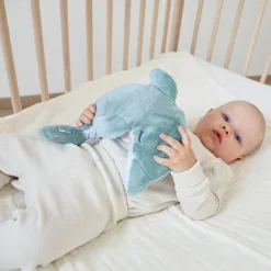 Peluche bouillotte bien-être Dauphin Petit calme (24 cm)