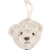 Peluche bruit blanc à suspendre Lou beige (8 cm)