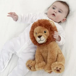 Peluche bruit blanc avec détecteur de réveil Louis le lion
