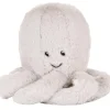 Peluche bruit blanc Olly la pieuvre grise