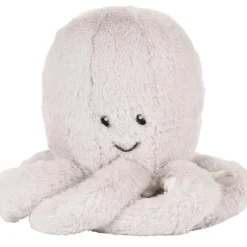 Peluche bruit blanc Olly la pieuvre grise