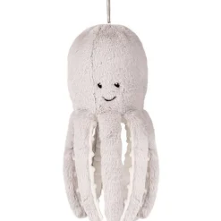 Peluche bruit blanc Olly la pieuvre grise