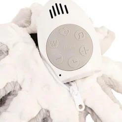 Peluche bruit blanc Olly la pieuvre grise