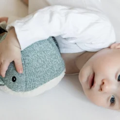 Peluche bruit blanc rechargeable baleine Moby vert