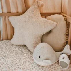 Peluche bruit blanc rechargeable baleine Moby gris