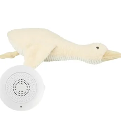 Peluche bruit blanc rechargeable oie Liva beige