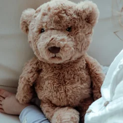 Peluche bruit blanc rechargeable Lou ours marron