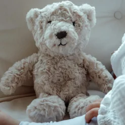 Peluche bruit blanc rechargeable Lou ours beige