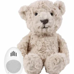 Peluche bruit blanc rechargeable Lou ours beige