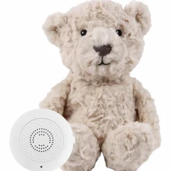 Peluche bruit blanc rechargeable Lou ours beige