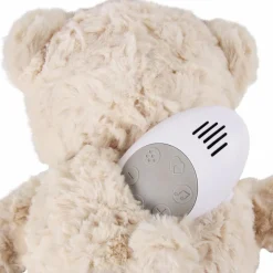 Peluche bruit blanc rechargeable Lou ours beige