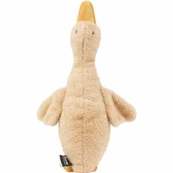 Peluche bruit blanc rechargeable oie Liva marron