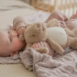 Peluche bruit blanc rechargeable Milo lapin beige