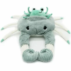 Peluche Cassecou le crabe et son bébé menthe (39 cm)