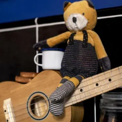 Peluche chat Lulu Les Moustaches (27 cm)