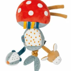 Peluche d'activités Champignon Felix et Léo (32 cm)