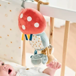 Peluche d'activités Champignon Felix et Léo (32 cm)