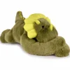 Peluche dinosaure vert lesté PODCOLL (40 cm)