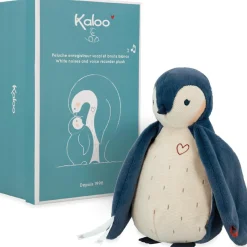 Peluche enregistreuse vocale et bruits blancs Manchot bleu (25 cm)