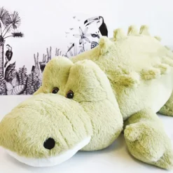 Peluche géante Crocodile Croco'Doux La savane (60 cm)