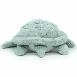 Peluche géante Les Ptipotos Sauvenou maman-bébé tortue menthe (49 cm)