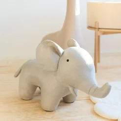 Peluche géante éléphant lin (55 cm)