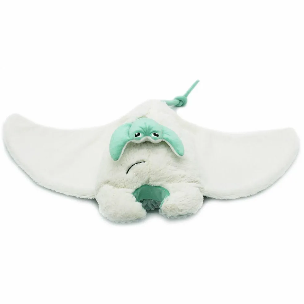 Peluche géante Mantalou la raie manta et son bébé menthe (67 cm)