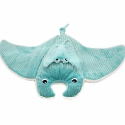 Peluche géante Mantalou la raie manta et son bébé Aqua (67 cm)
