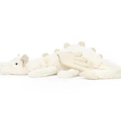 Peluche géante Scrumptious dragon neige (66 cm)