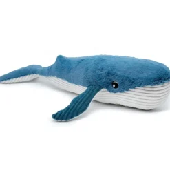 Peluche Gravillou baleine maman et bébé Les Ptipotos bleu