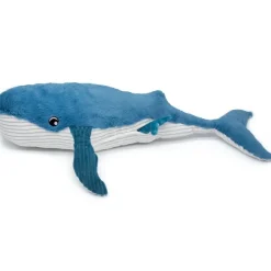 Peluche Gravillou baleine maman et bébé Les Ptipotos bleu